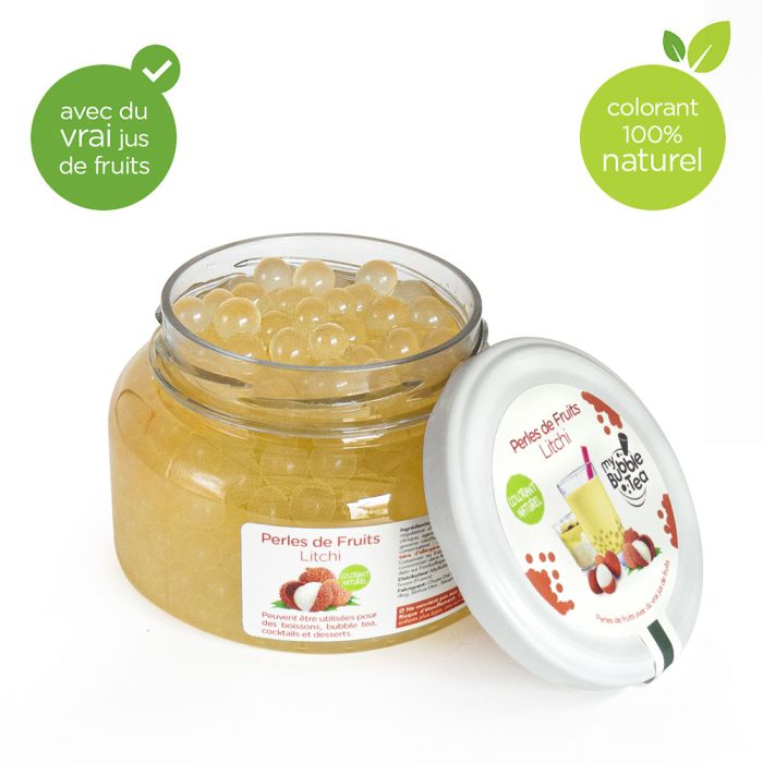 Mybubbletea Perles De Fruit Litchi Pour Bubble Tea Popping Boba