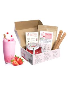 Kit bubble tea aux perles de fruit - Coffret prêt à l'emploi – Bobapop